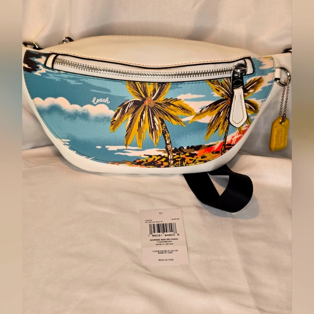 Coach Warren Mini BB Hawaii Nwt